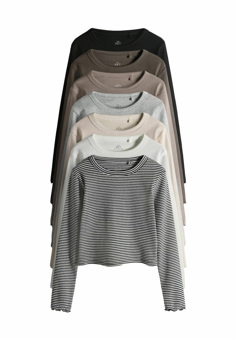 Топ THE SET REGULAR FIT 7 PACK CROPPED, Black/Brown/Grey/Marl/Cream/Black
Топ THE SET REGULAR FIT 7 PACK CROPPED, Black/Brown/Grey/Marl/Cream/Black