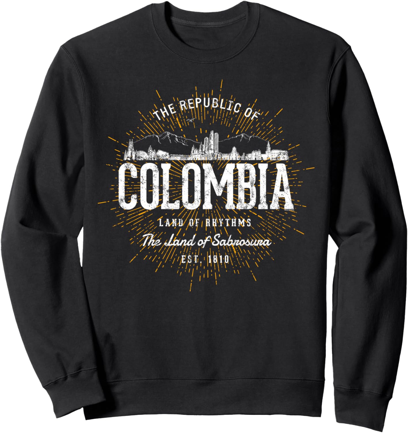 Колумбийская винтажная ретро-толстовка в стиле ретро Colombian Souvenirs By Treaja, черный
Колумбийская винтажная ретро-толстовка в стиле ретро Colombian Souvenirs By Treaja, черный