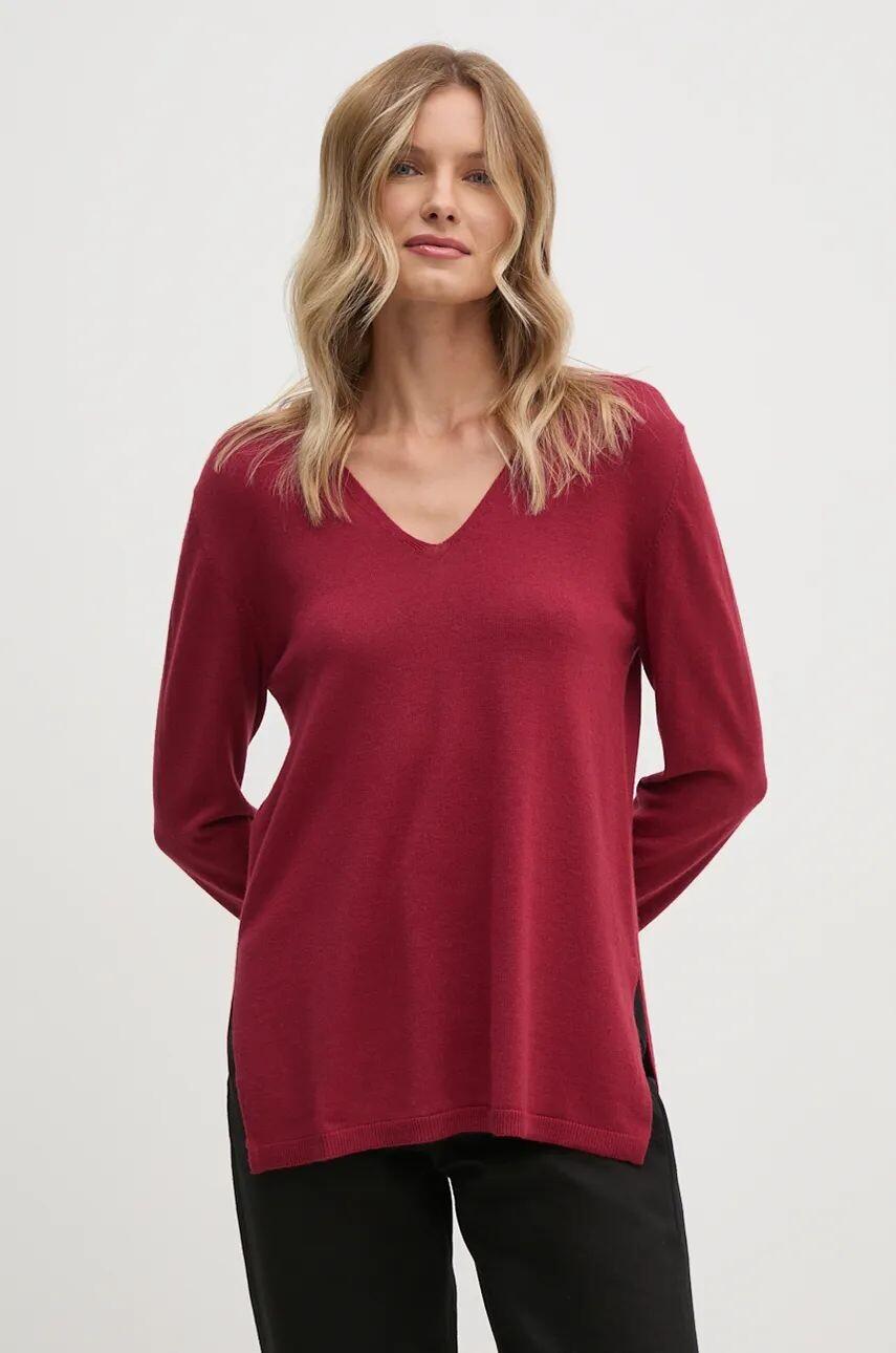 Шерстяной свитер Sisley, гранатовый
Шерстяной свитер Sisley, гранатовый