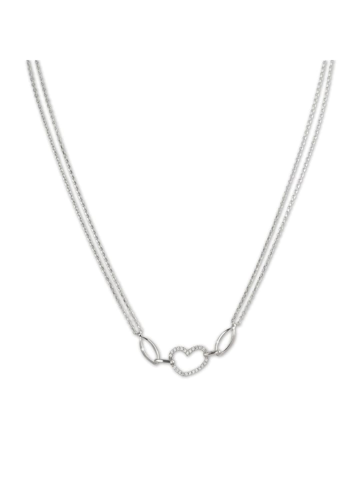 SilberDream Колье, серебро 925 пробы, около 45 см, фантазийное колье
SilberDream Колье, серебро 925 пробы, около 45 см, фантазийное колье