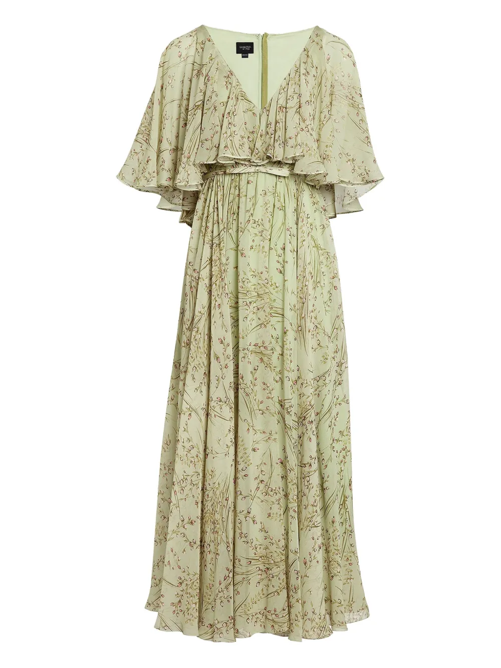 Платье с накидкой и цветочным принтом Giambattista Valli, зеленый
Платье с накидкой и цветочным принтом Giambattista Valli, зеленый