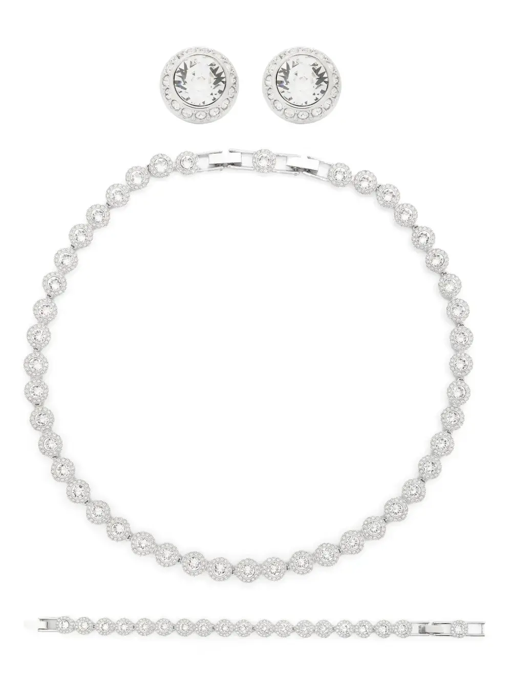 Комплект Una Angelic Swarovski, серебряный
Комплект Una Angelic Swarovski, серебряный