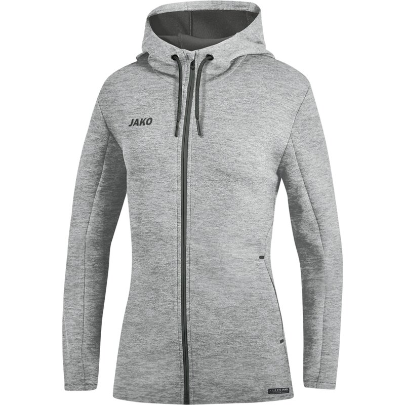 Премиальная базовая куртка с капюшоном Jako, цвет hellgrau meliert
Премиальная базовая куртка с капюшоном Jako, цвет hellgrau meliert