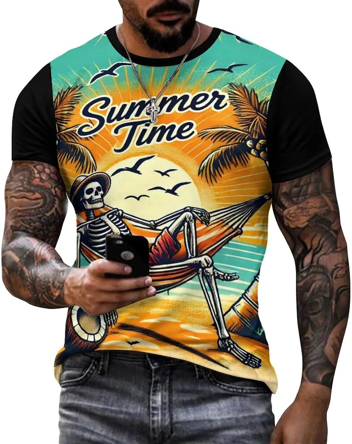 Футболка с тропическим принтом в стиле ретро Eafxzmlrq
Футболка с тропическим принтом в стиле ретро Eafxzmlrq