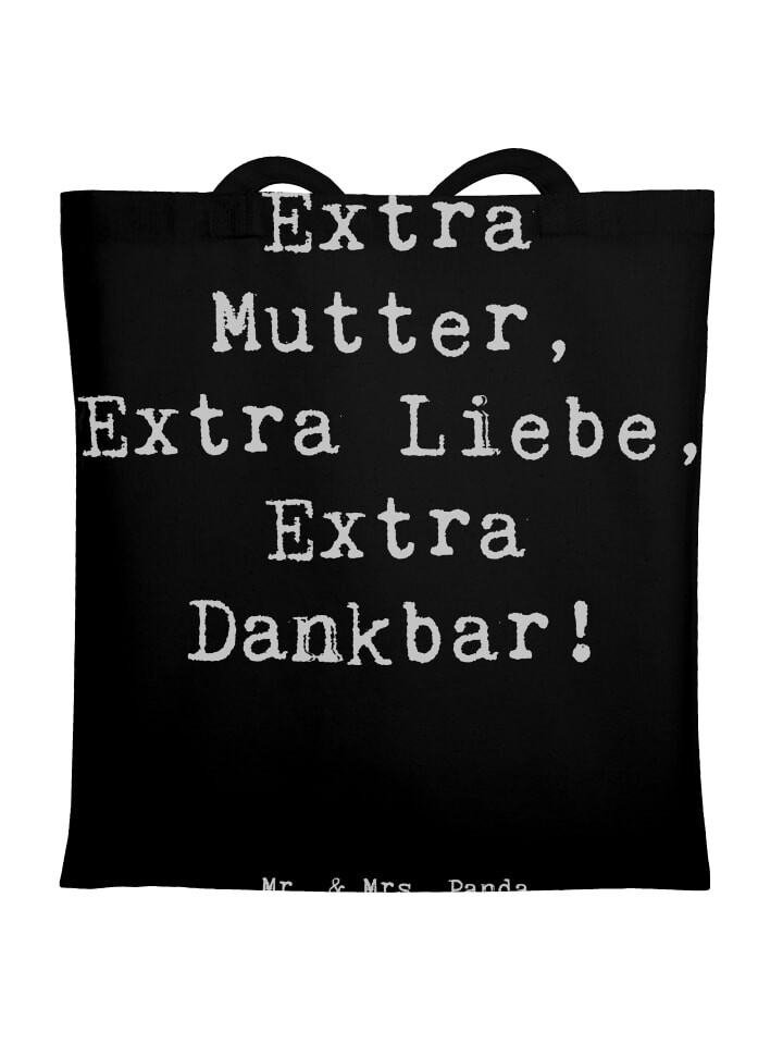 Сумка для переноски Mr & Mrs Panda Bonusmutter Extra Liebe, черный
Сумка для переноски Mr & Mrs Panda Bonusmutter Extra Liebe, черный