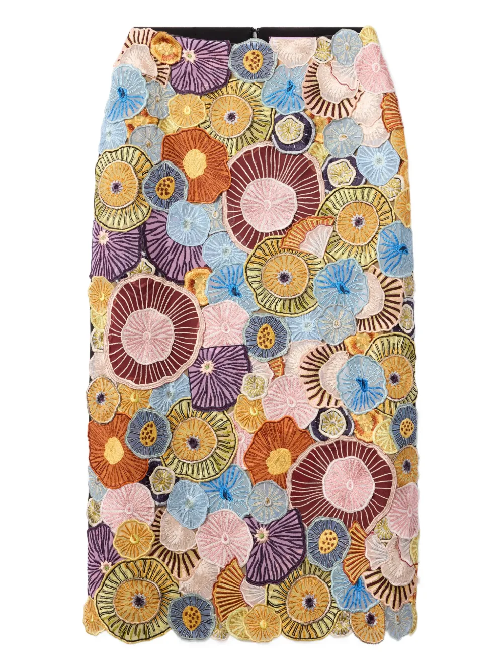 Вышитая юбка-карандаш миди La Doublej, синий
Вышитая юбка-карандаш миди La Doublej, синий