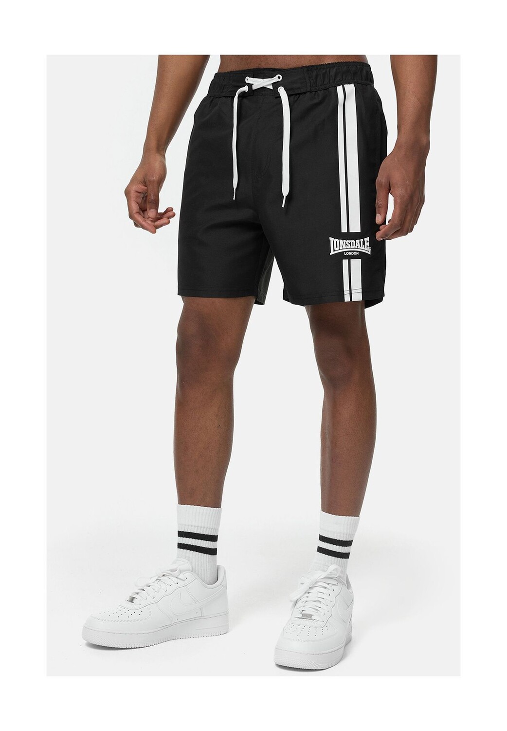 Мужские пляжные шорты стандартного кроя DALNESSIE LONSDALE, черно-белый
Мужские пляжные шорты стандартного кроя DALNESSIE LONSDALE, черно-белый