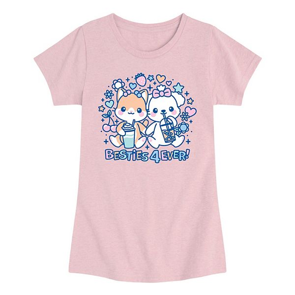 Футболка с кавайными персонажами для девочек 7-16 лет Licensed Character, Heather Pink
Футболка с кавайными персонажами для девочек 7-16 лет Licensed Character, Heather Pink