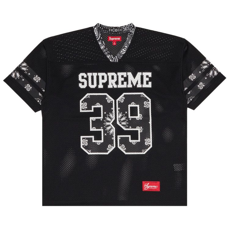 Джерси Supreme Bandana Football Jersey, Black
Джерси Supreme Bandana Football Jersey, Black