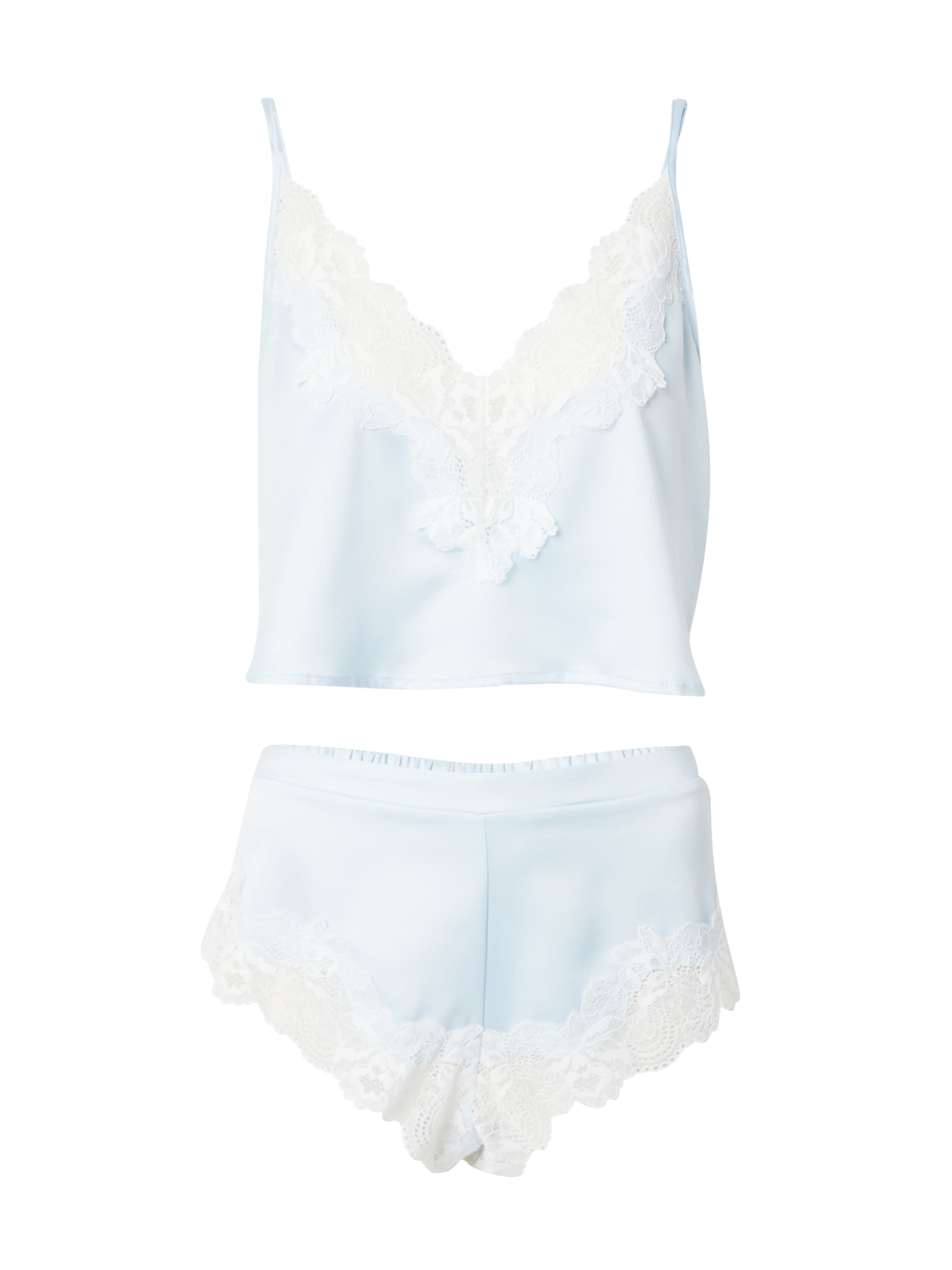 Bluebella Короткий пижамный комплект 'Isabella' в небесно-голубом цвете
Bluebella Короткий пижамный комплект 'Isabella' в небесно-голубом цвете