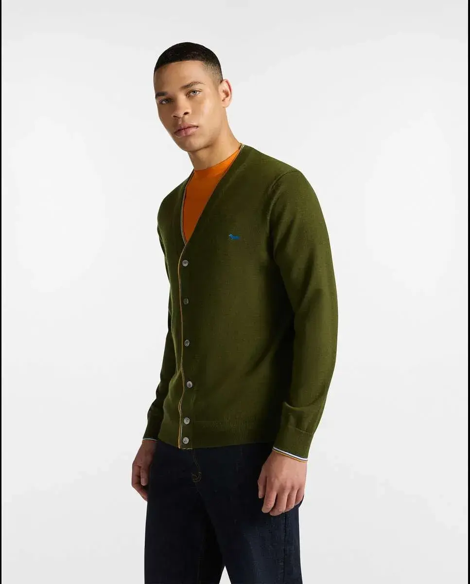 Мужской кардиган с двойной застежкой на пуговицы Harmont&Blaine, темно-зеленый
Мужской кардиган с двойной застежкой на пуговицы Harmont&Blaine, темно-зеленый