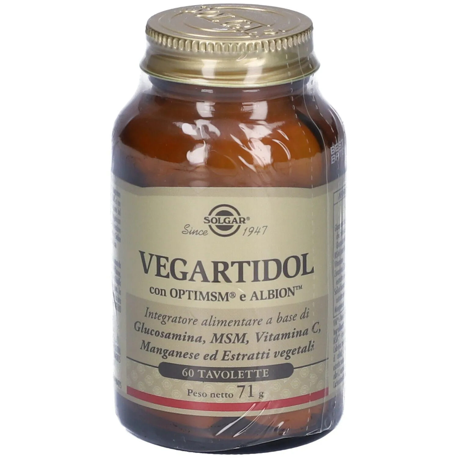 Вегартидол 60Tav Функция суставов Solgar
Вегартидол 60Tav Функция суставов Solgar