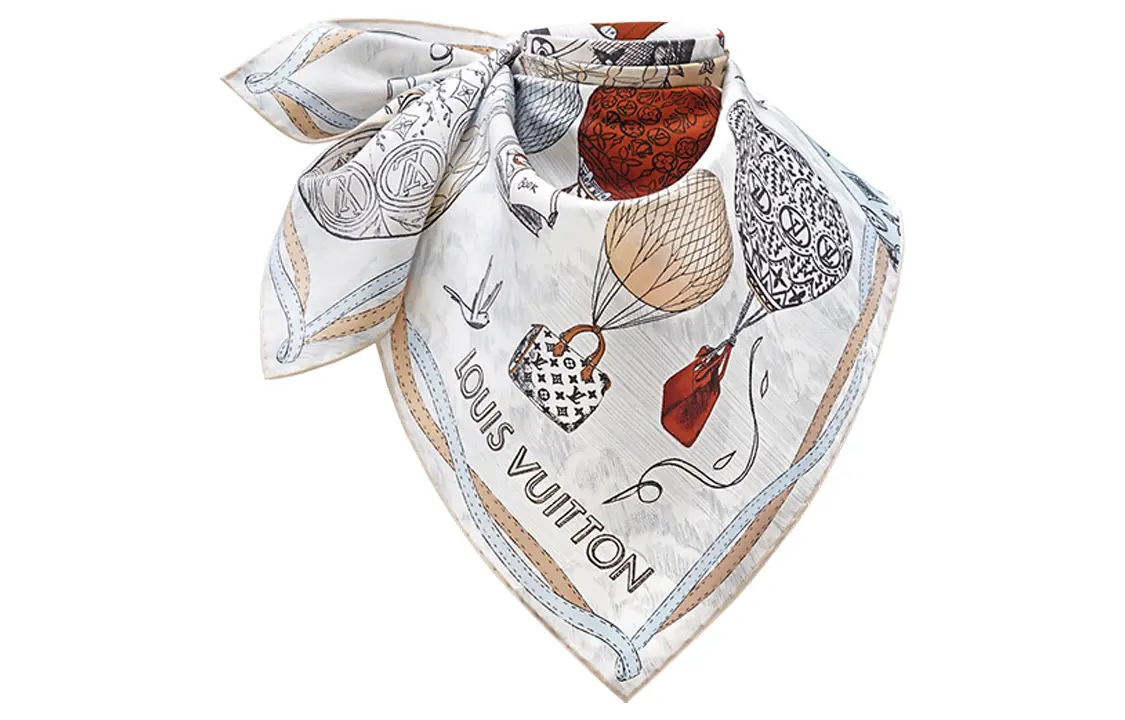 Шарф женский Louis Vuitton с принтом, белый
Шарф женский Louis Vuitton с принтом, белый
