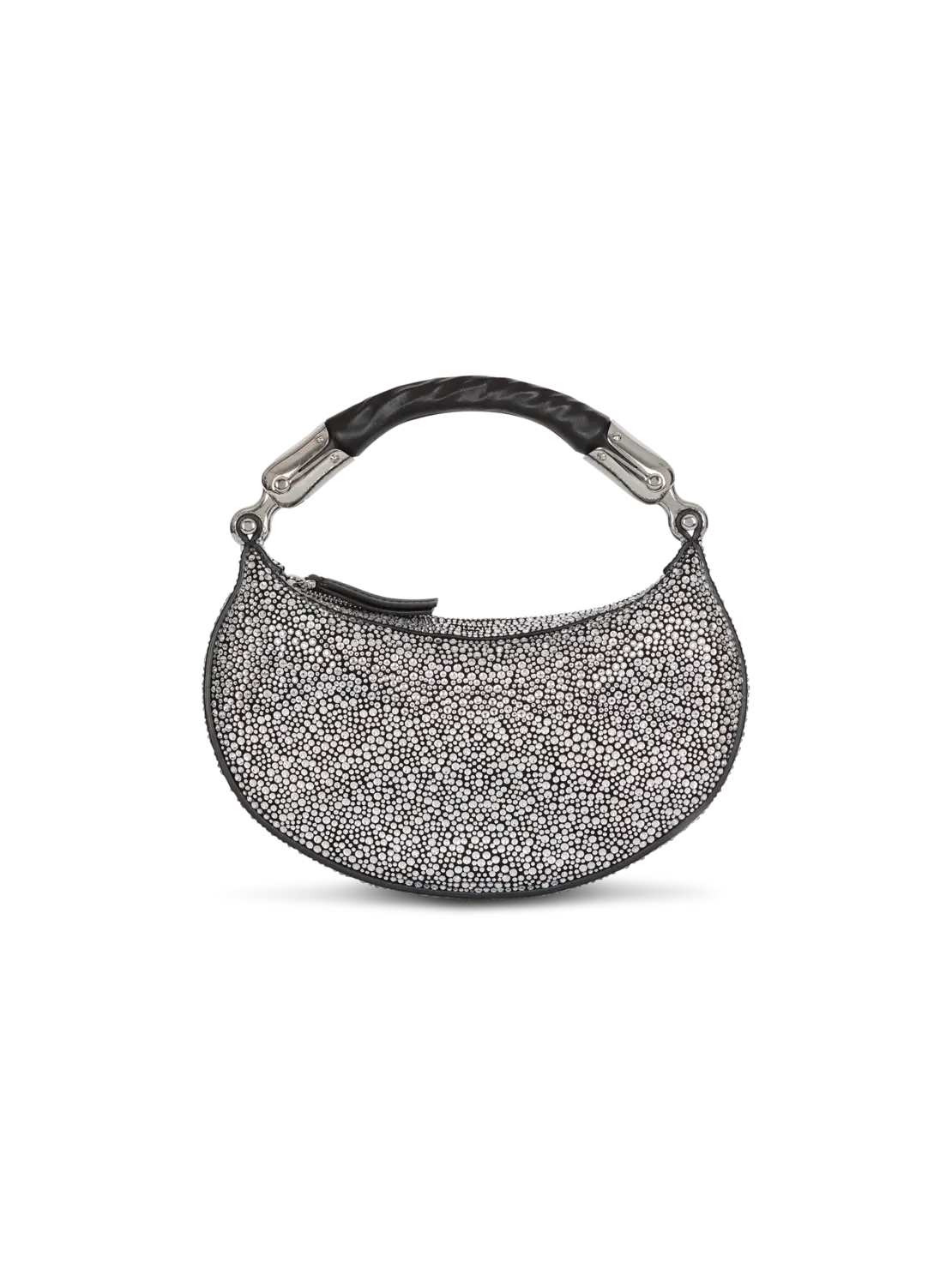 Мини-сумка Ebene из замши и с кристаллами Balmain, серебро
Мини-сумка Ebene из замши и с кристаллами Balmain, серебро