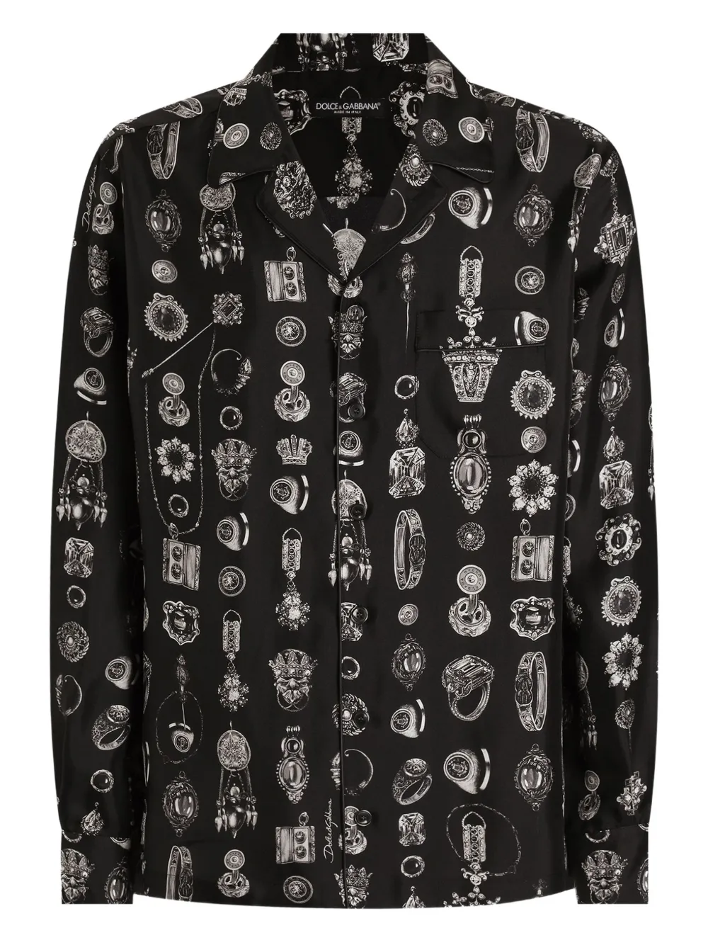 Рубашка с принтом Dolce & Gabbana, черный
Рубашка с принтом Dolce & Gabbana, черный