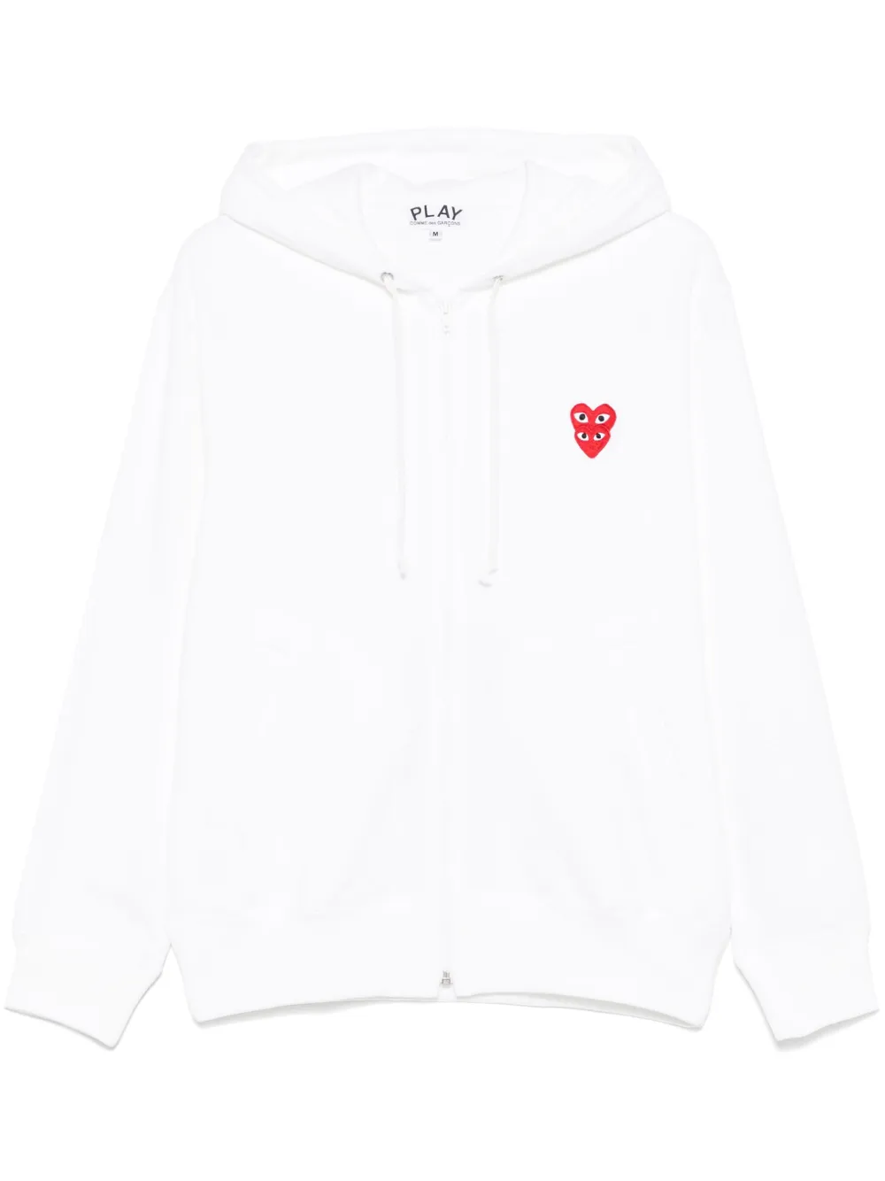 Худи на молнии с нашивкой Comme Des Garçons Play, белый
Худи на молнии с нашивкой Comme Des Garçons Play, белый