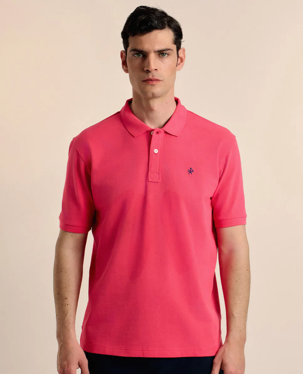 Мужская рубашка-поло классического кроя с короткими рукавами из пике Valecuatro, коралловый
Мужская рубашка-поло классического кроя с короткими рукавами из пике Valecuatro, коралловый