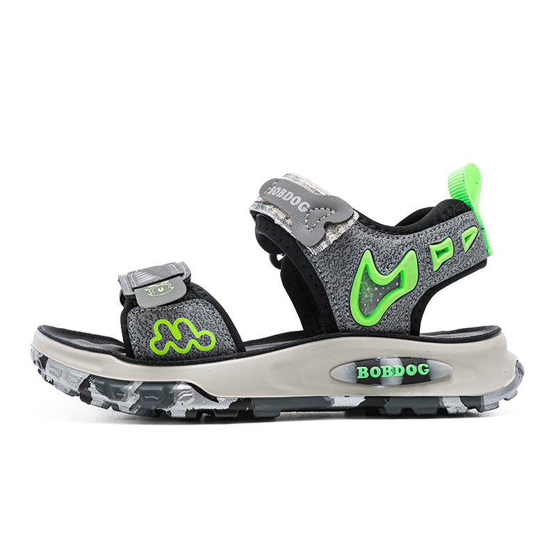 Детские сандалии с низким верхом, нескользящие и дышащие BOBDOG, серый/зеленый
Детские сандалии с низким верхом, нескользящие и дышащие BOBDOG, серый/зеленый