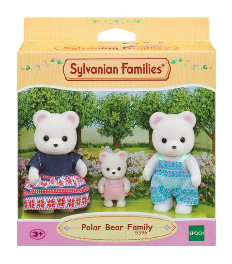 Sylvanian Families, коллекционные фигурки, семейный набор белых медведей
Sylvanian Families, коллекционные фигурки, семейный набор белых медведей