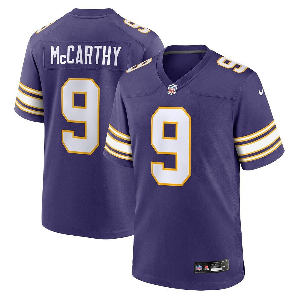 Мужские кроссовки Nike J. McCarthy Purple Minnesota Vikings, второй альтернативный игрок драфта НФЛ 2024 года, выбранный в первом раунде, игровая майка, цвет Mvk Purple
Мужские кроссовки Nike J. McCarthy Purple Minnesota Vikings, второй альтернативный игрок драфта НФЛ 2024 года, выбранный в первом раунде, игровая майка, цвет Mvk Purple