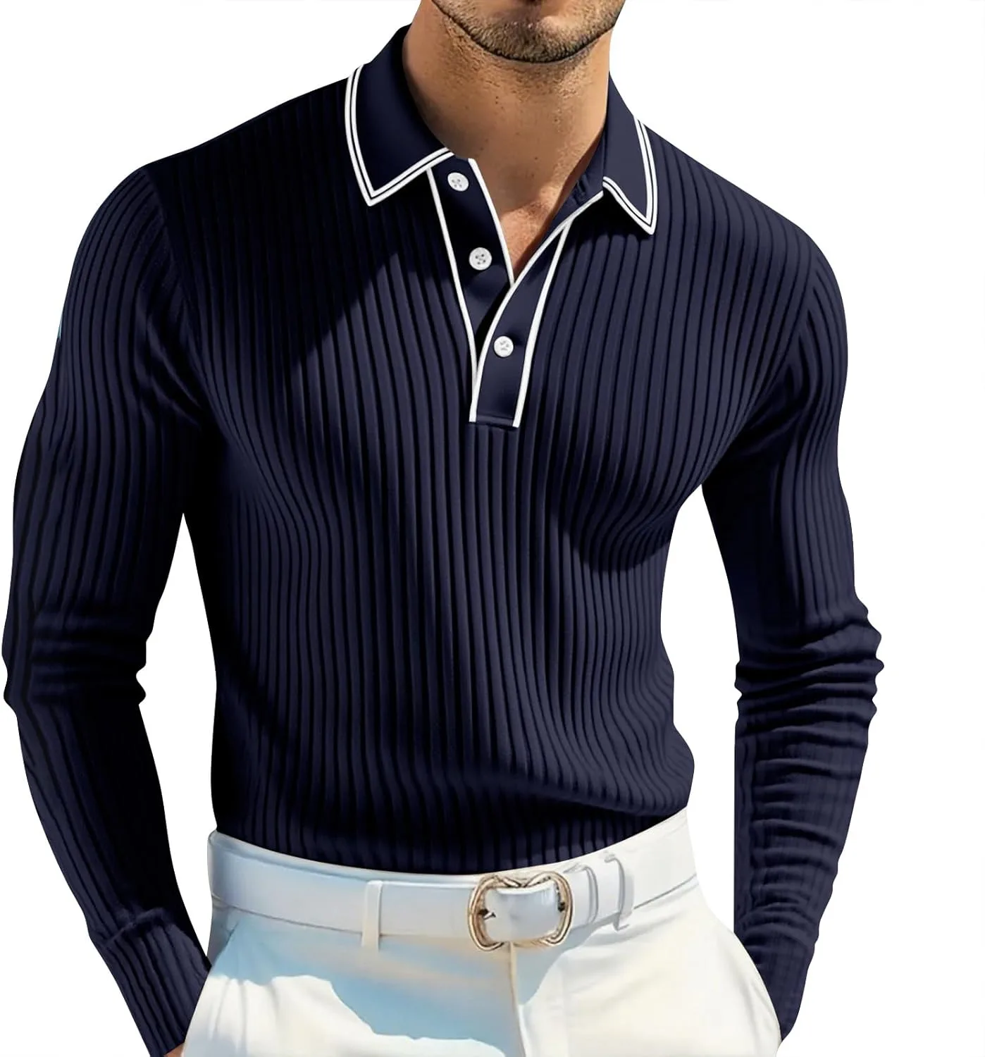 Мужская поло с длинным рукавом и пуговицами RODYETQQ
Мужская поло с длинным рукавом и пуговицами RODYETQQ