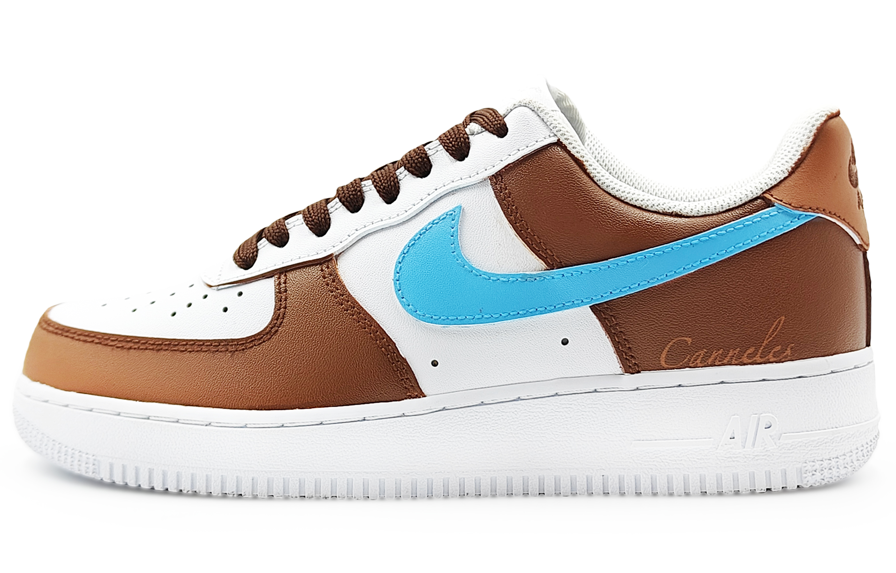 Nike Кроссовки Air Force 1 07, износостойкие, низкие, для скейтбординга, мужские, коричневые, синие
Nike Кроссовки Air Force 1 07, износостойкие, низкие, для скейтбординга, мужские, коричневые, синие