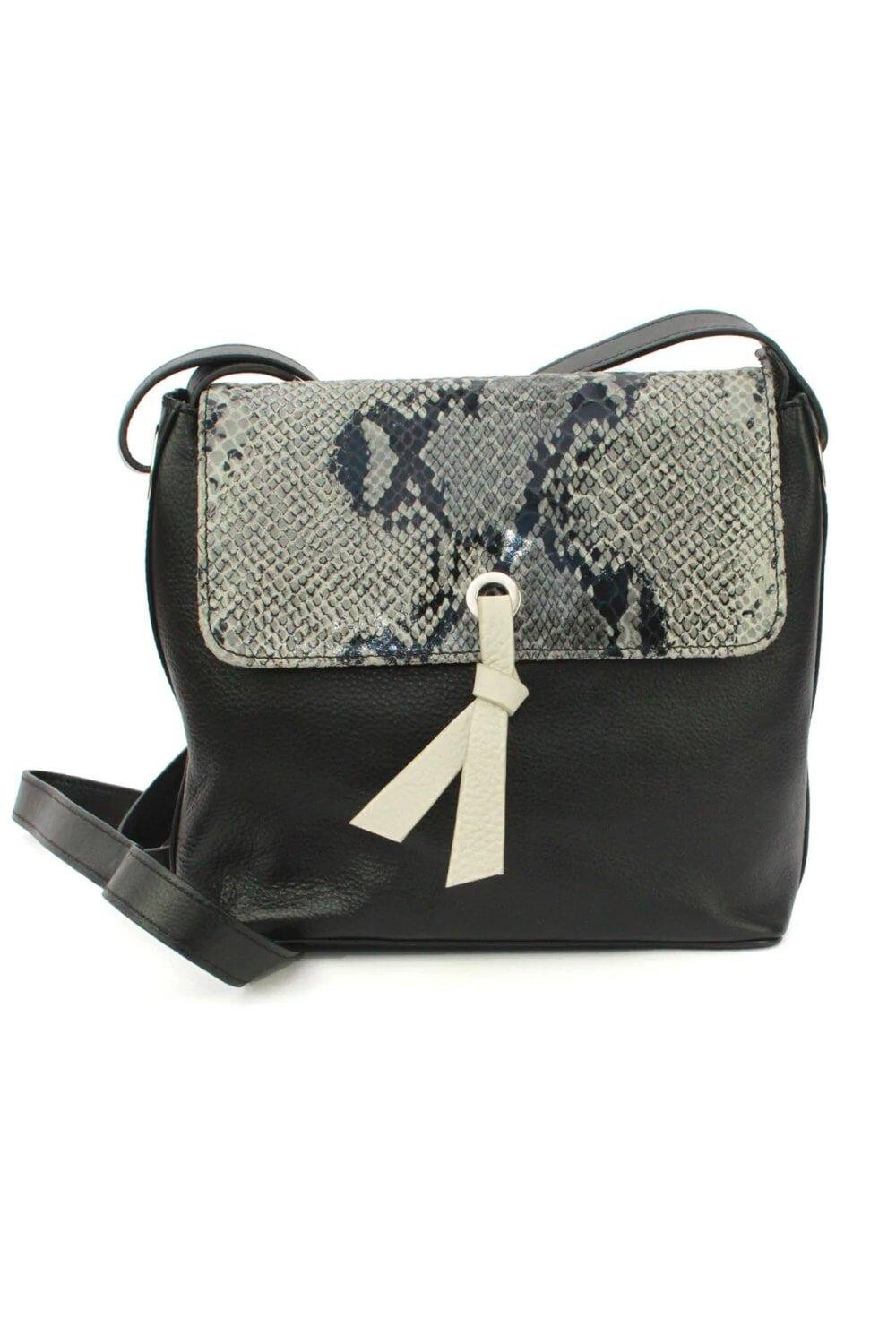 Кожаная сумка Zada со змеиным принтом Eastern Counties Leather, черный
Кожаная сумка Zada со змеиным принтом Eastern Counties Leather, черный