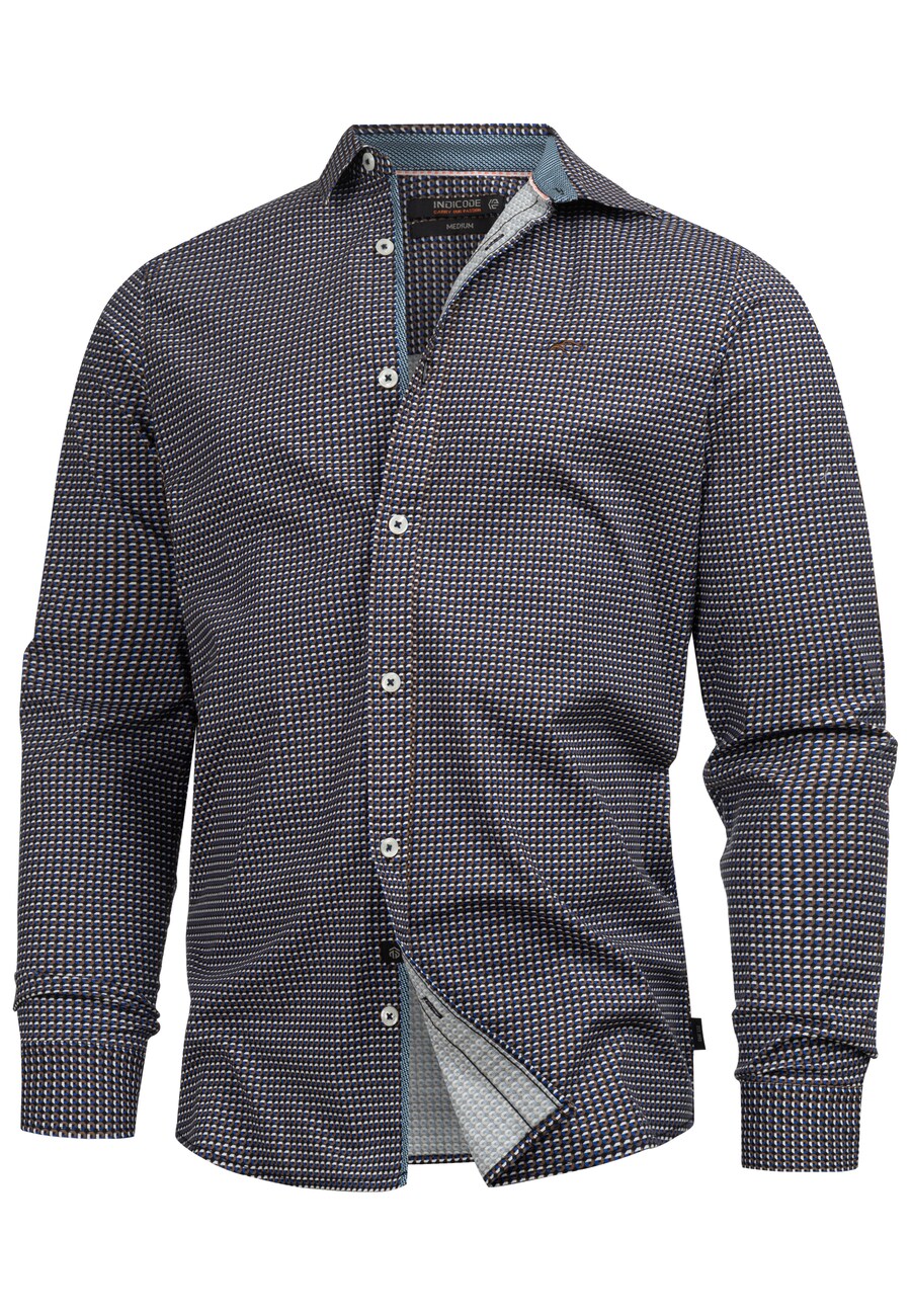 Рубашка обычного кроя на пуговицах INDICODE JEANS, синий
Рубашка обычного кроя на пуговицах INDICODE JEANS, синий