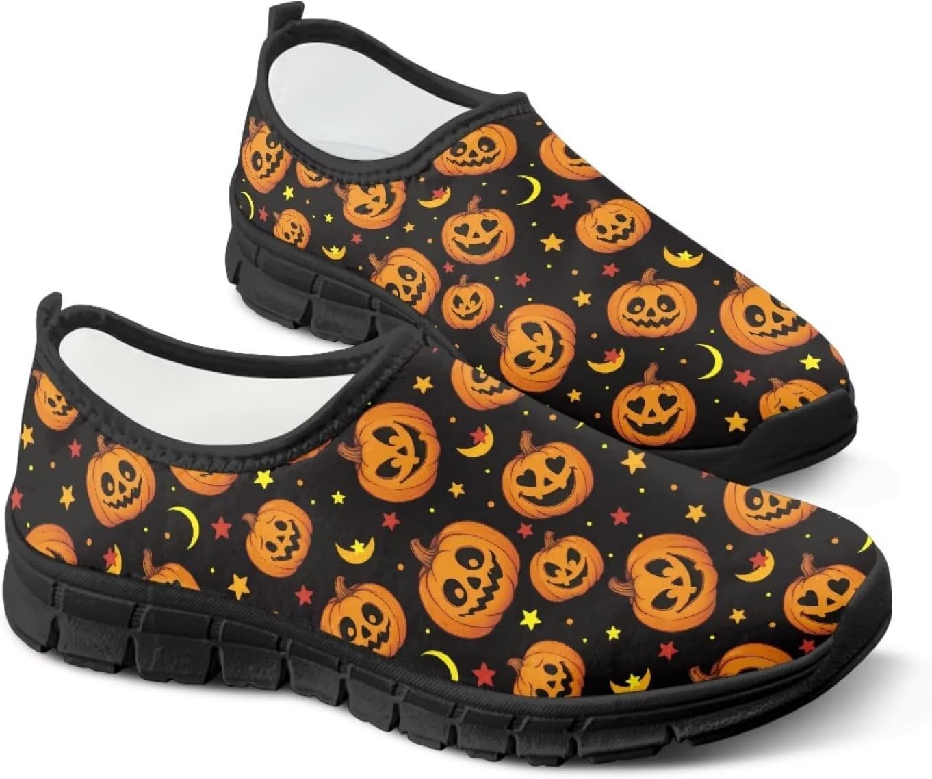 Женские кроссовки Fonplted без шнурков для прогулок, модные повседневные кроссовки, обувь на Хэллоуин для взрослых унисекс, Pumpkin Print
Женские кроссовки Fonplted без шнурков для прогулок, модные повседневные кроссовки, обувь на Хэллоуин для взрослых унисекс, Pumpkin Print
