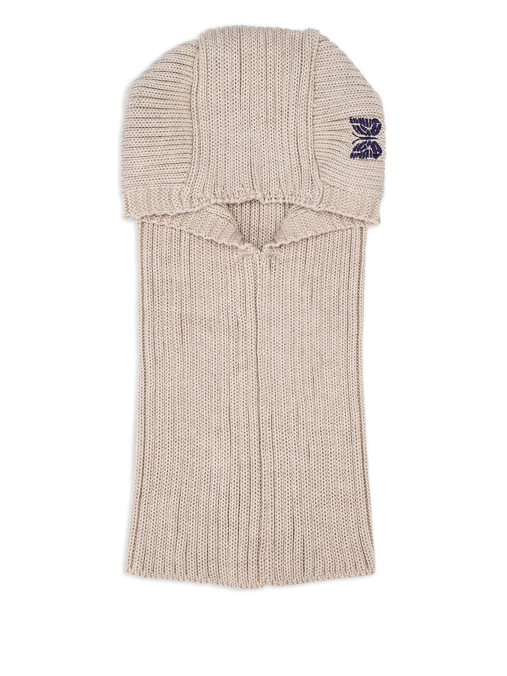 Балаклава в рубчик с вышивкой Needles, бежевый
Балаклава в рубчик с вышивкой Needles, бежевый