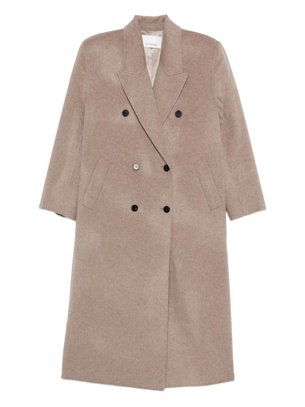 Двубортное пальто из шерстяной смеси The Frankie Shop, нейтральный
Двубортное пальто из шерстяной смеси The Frankie Shop, нейтральный