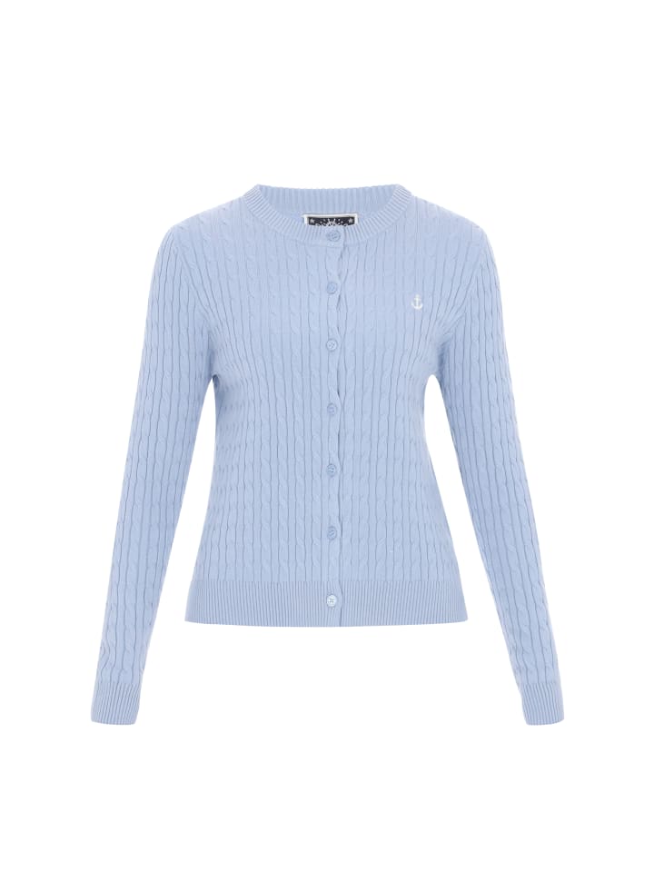 DreiMaster Женский кардиган светло-голубого цвета
DreiMaster Женский кардиган светло-голубого цвета