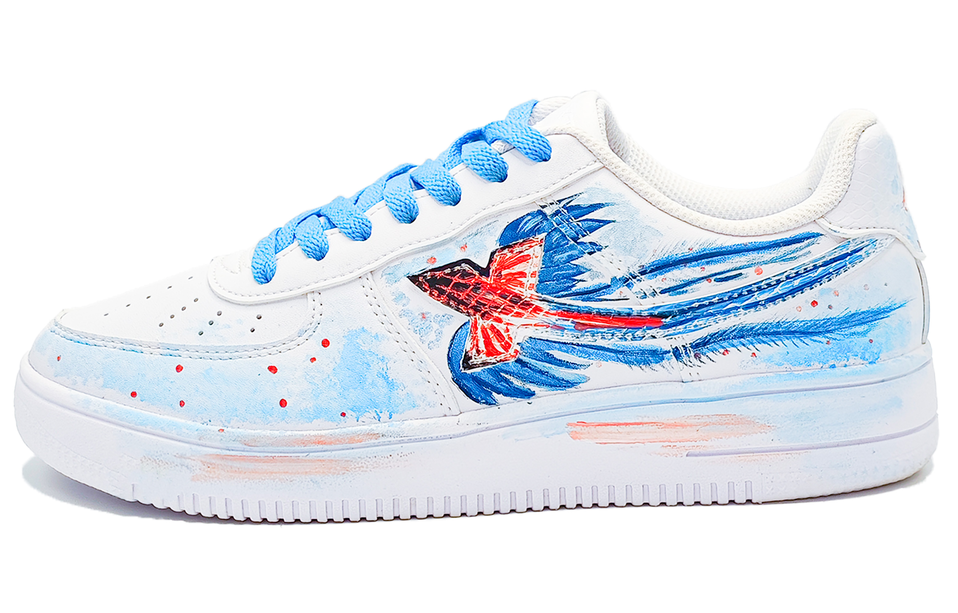 XTEP Кроссовки Air Force One Coverage с низким верхом для скейтборда, устойчивые к истиранию и скольжению, мужские, белые, синие, красные 
XTEP Кроссовки Air Force One Coverage с низким верхом для скейтборда, устойчивые к истиранию и скольжению, мужские, белые, синие, красные