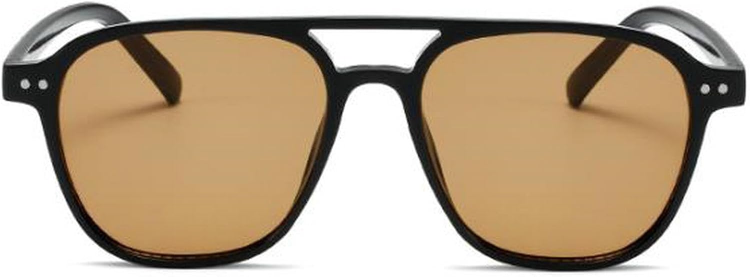 Мужские солнцезащитные очки-пилот в стиле ретро с двойной перемычкой, защита от ультрафиолета UV400, леопардовый принт, модные женские солнцезащитные очки mincl, Black Brown
Мужские солнцезащитные очки-пилот в стиле ретро с двойной перемычкой, защита от ультрафиолета UV400, леопардовый принт, модные женские солнцезащитные очки mincl, Black Brown