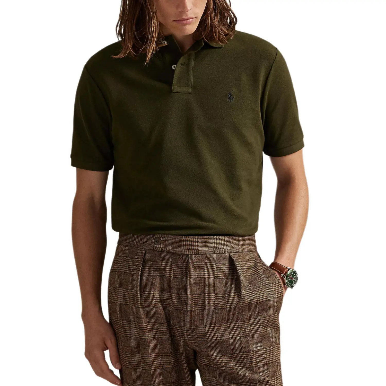 Мужская поло Polo Ralph Lauren, зеленый
Мужская поло Polo Ralph Lauren, зеленый