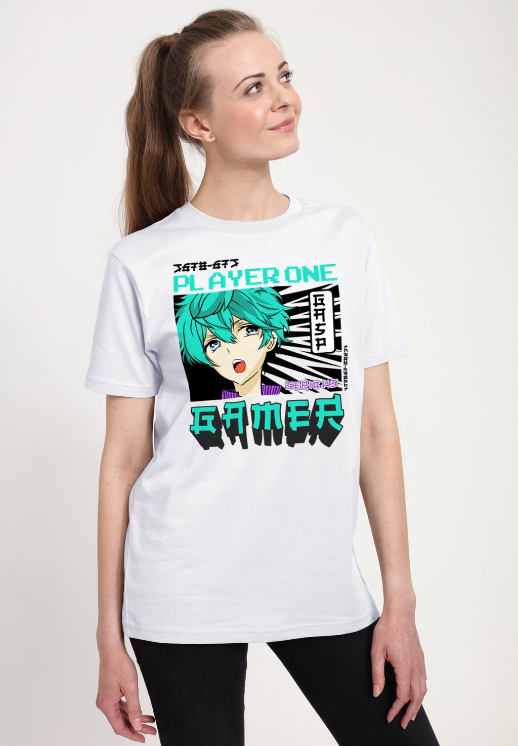 Футболка с принтом MATT KEELING PLAYER ONE Henry Tiger, белый 
Футболка с принтом MATT KEELING PLAYER ONE Henry Tiger, белый