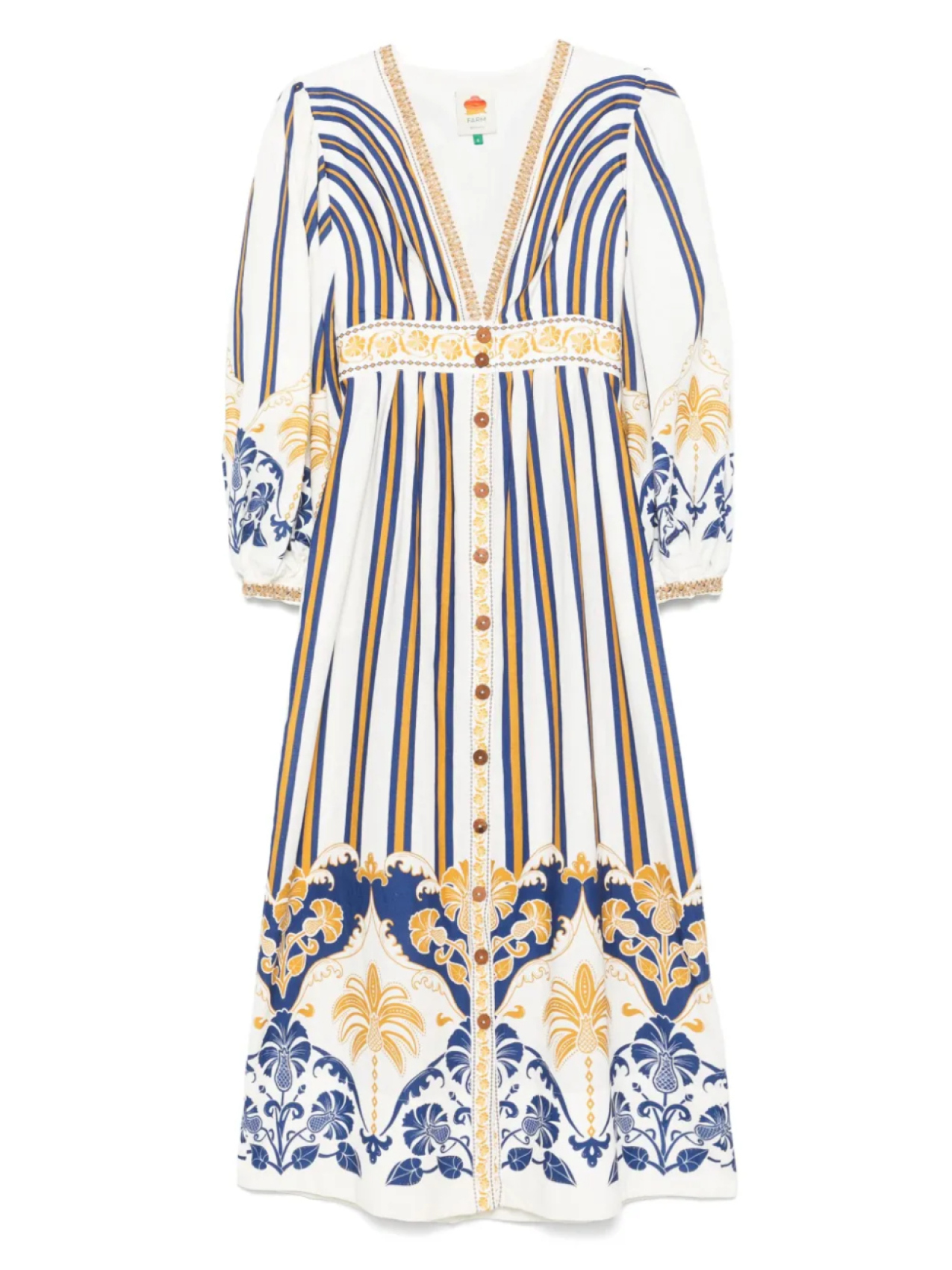 Платье макси с графичным принтом FARM Rio, белый
Платье макси с графичным принтом FARM Rio, белый