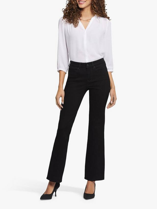 Узкие расклешенные джинсы blake с высокой посадкой NYDJ, черный
Узкие расклешенные джинсы blake с высокой посадкой NYDJ, черный