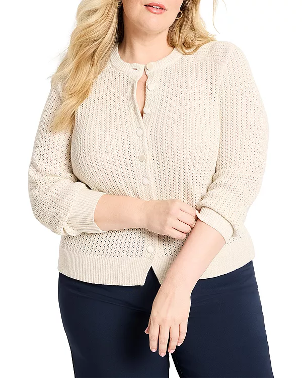 Праздничный кардиган Nic+Zoe Plus, белый
Праздничный кардиган Nic+Zoe Plus, белый