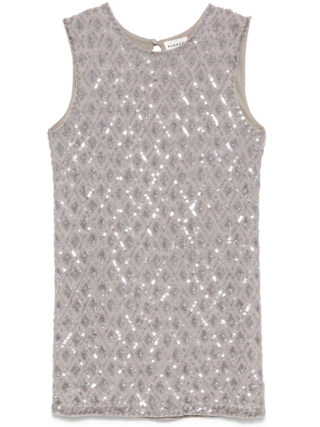 P.A.R.O.S.H. платье мини с пайетками, нейтральный цвет
P.A.R.O.S.H. платье мини с пайетками, нейтральный цвет