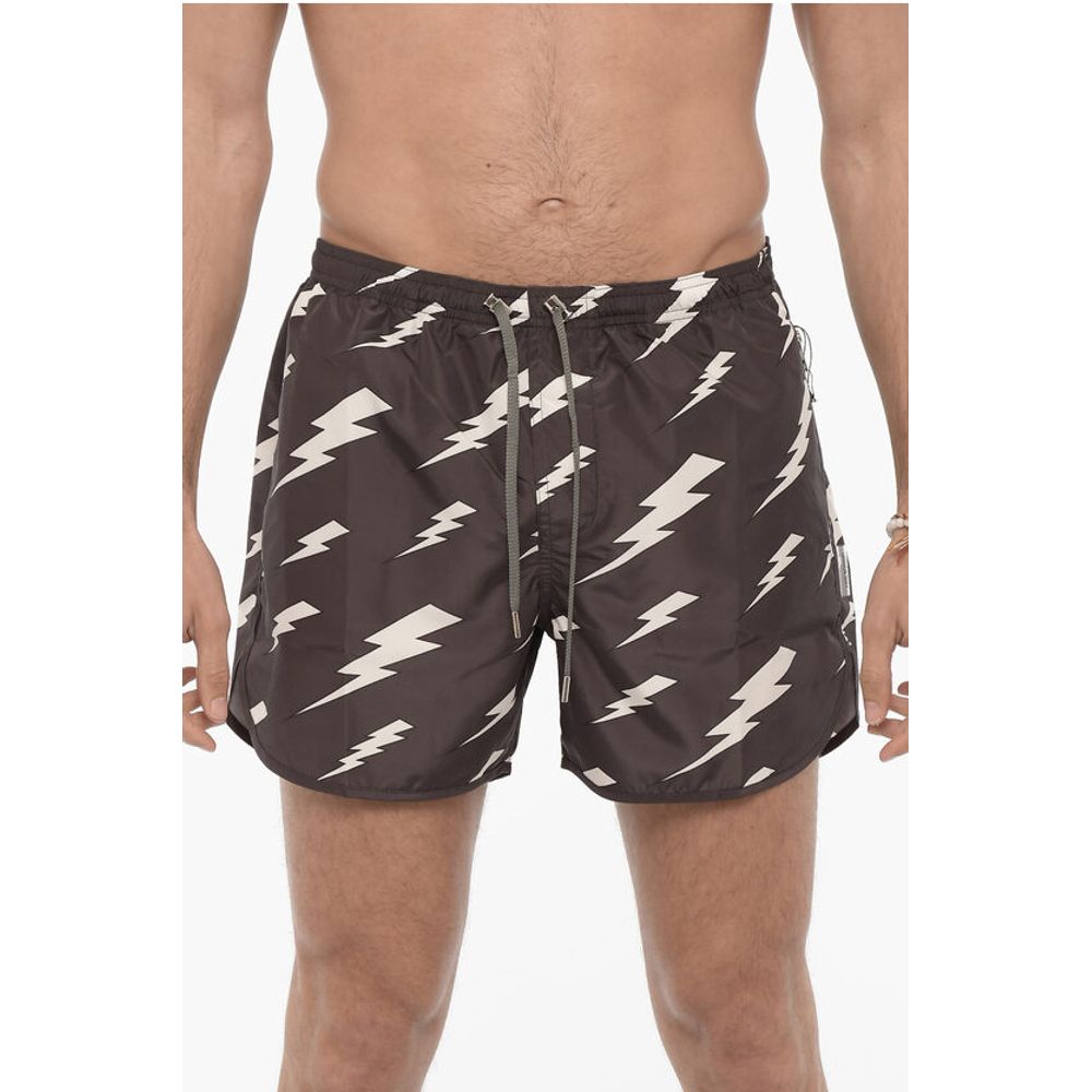 Облегающие шорты для плавания RAIN с монограммой по всей поверхности Neil Barrett, Gray
Облегающие шорты для плавания RAIN с монограммой по всей поверхности Neil Barrett, Gray