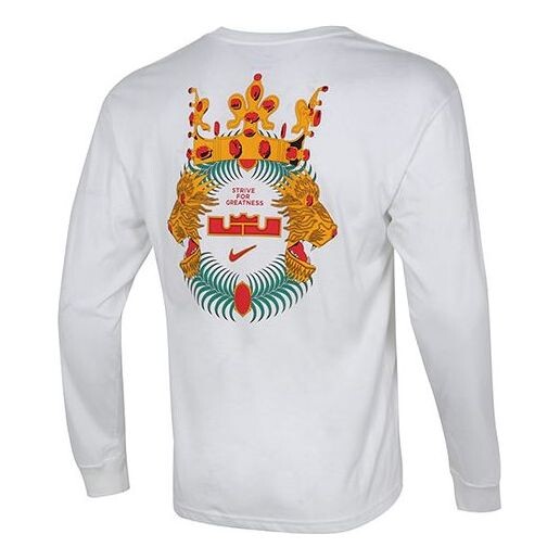 Футболка Men's Nike Lbj Nk Lion Ls Max90 Tee Alphabet Printing Sports Round Neck Long Sleeves White T-Shirt, белый
Футболка Men's Nike Lbj Nk Lion Ls Max90 Tee Alphabet Printing Sports Round Neck Long Sleeves White T-Shirt, белый