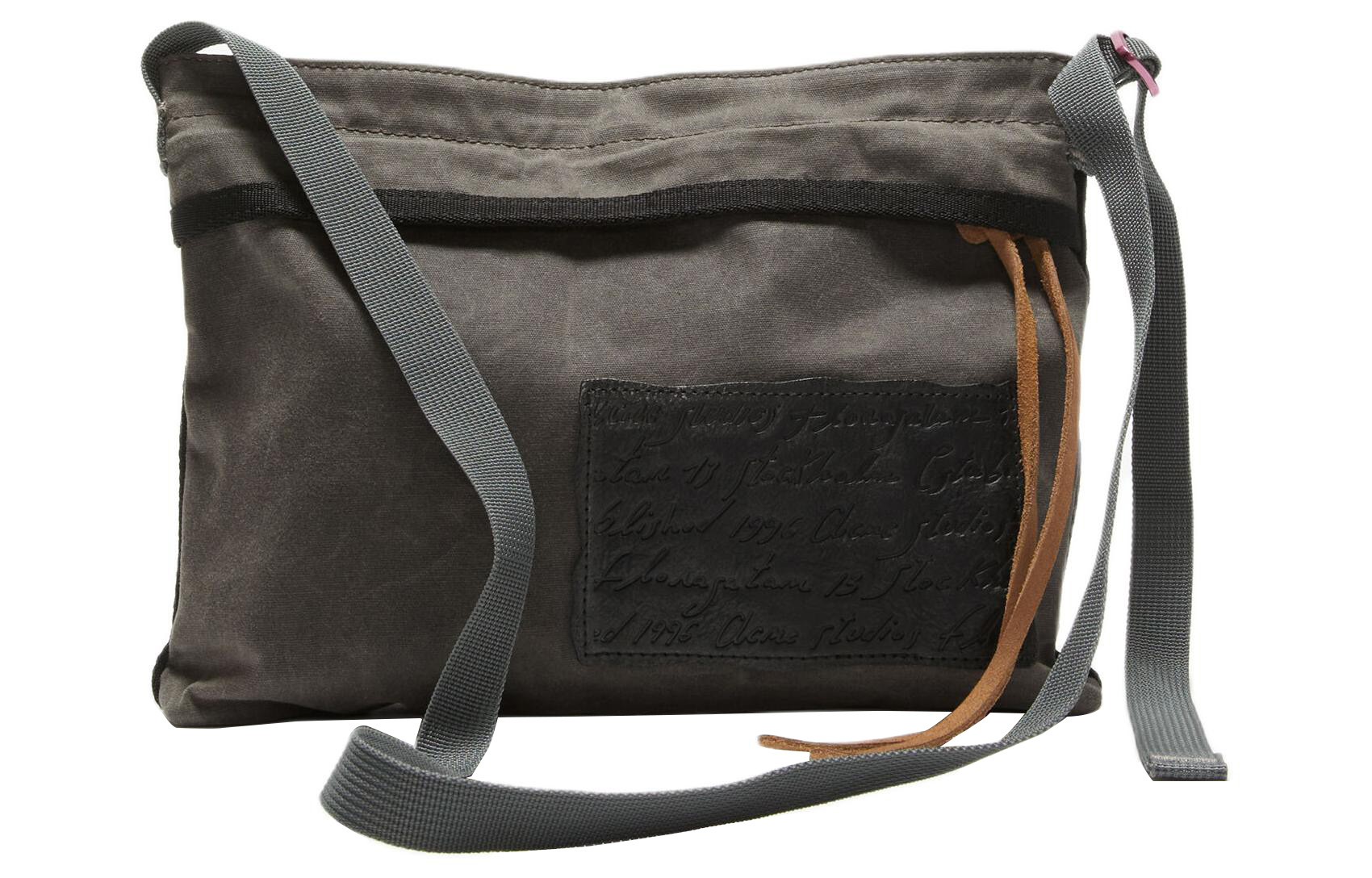 Acne Studios Хлопковая сумка через плечо мини женская серо-черная
Acne Studios Хлопковая сумка через плечо мини женская серо-черная