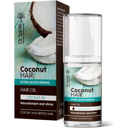 Dr. Sante Экстра увлажняющее кокосовое масло для сухих и ломких волос 100 г, Dr.Sante
Dr. Sante Экстра увлажняющее кокосовое масло для сухих и ломких волос 100 г, Dr.Sante