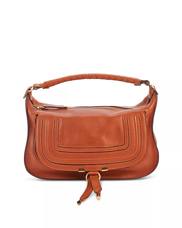 Сумка через плечо Marcie среднего размера из кожи Chloé, коричневый
Сумка через плечо Marcie среднего размера из кожи Chloé, коричневый