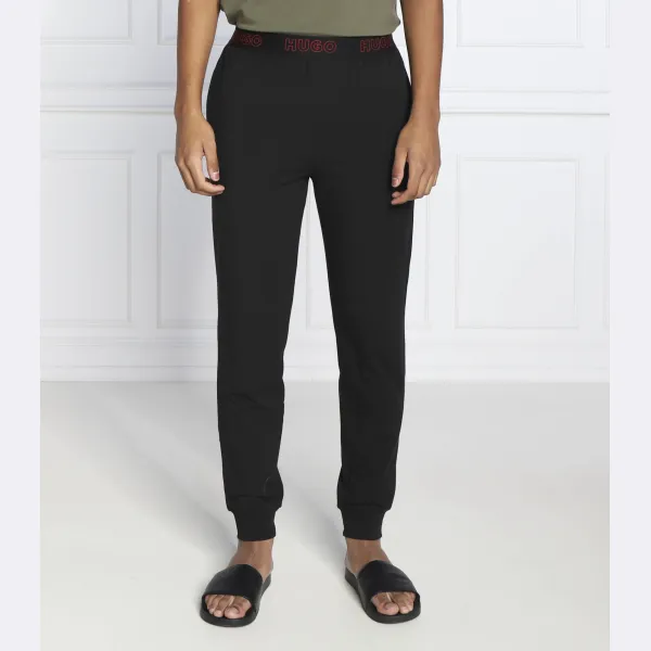 Пижамные брюки стандартного кроя Hugo, черный 
Пижамные брюки стандартного кроя Hugo, черный