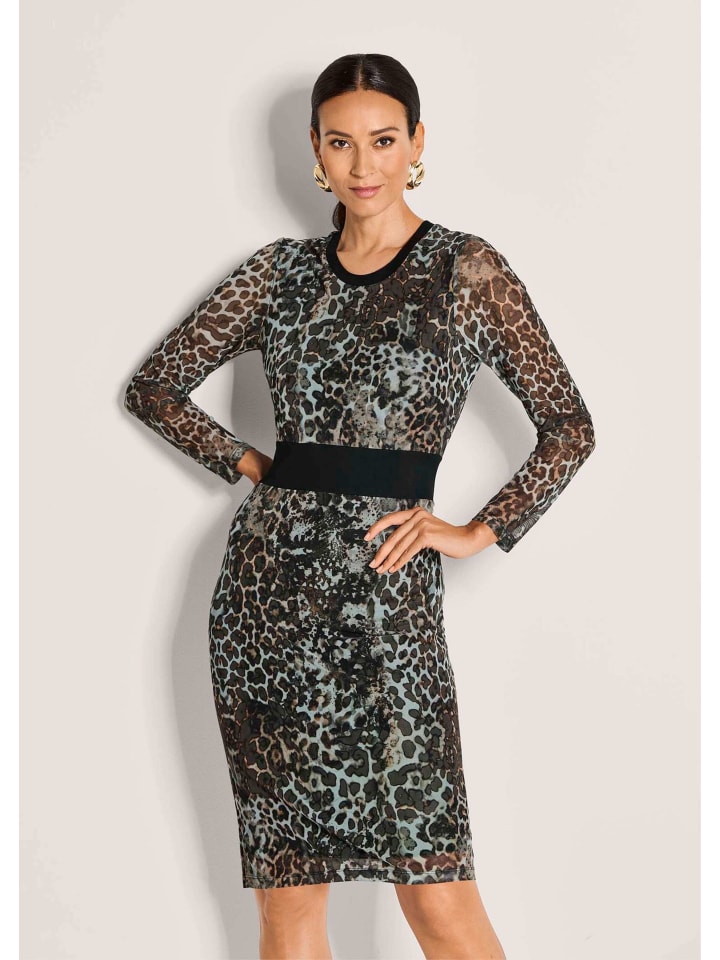 MADELEINE Элегантное сетчатое платье с анималистическим принтом в черно-бежево-разноцветном исполнении
MADELEINE Элегантное сетчатое платье с анималистическим принтом в черно-бежево-разноцветном исполнении