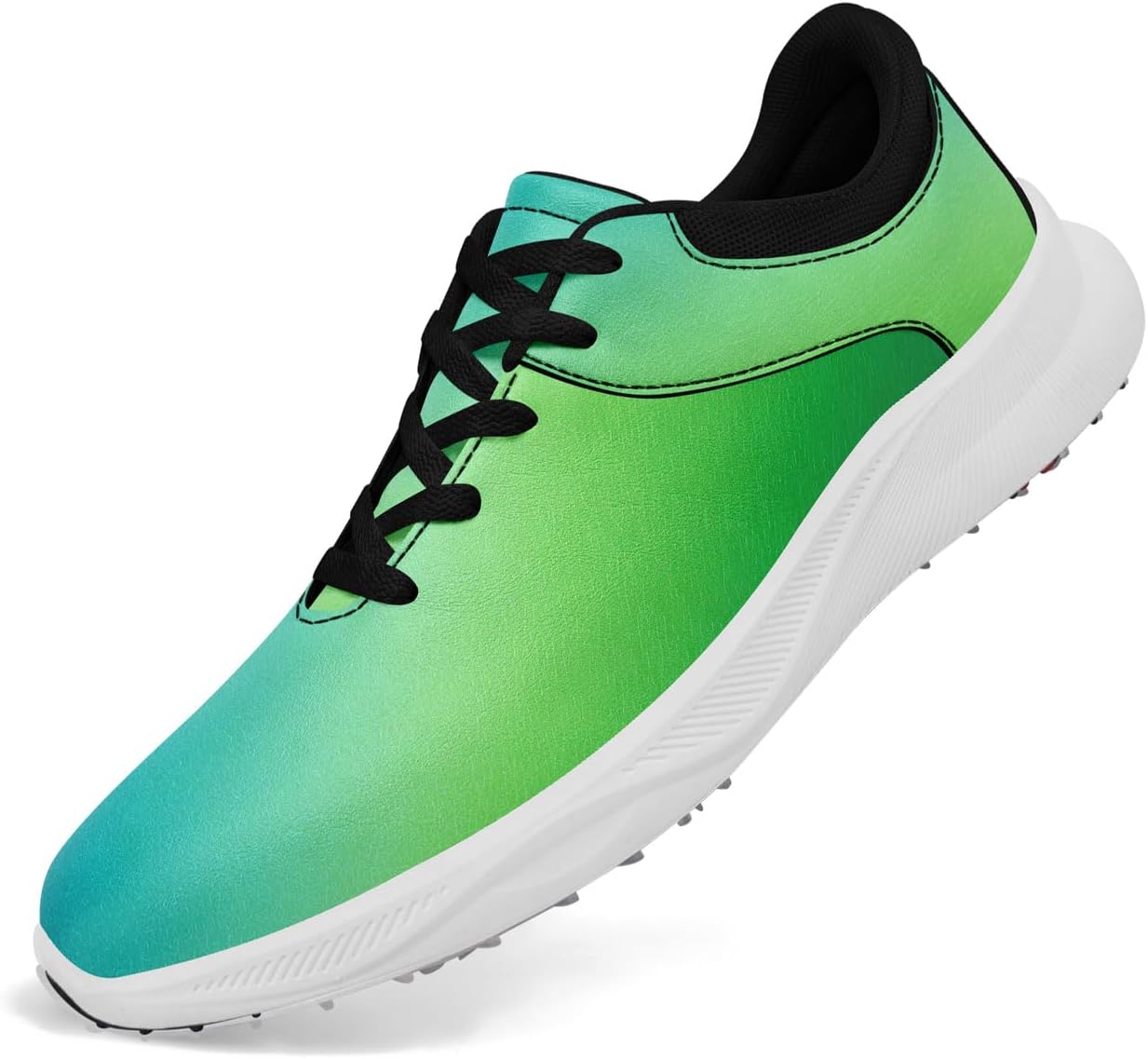 Гольф обувь без шипов Gradient для мужчин и женщин - легкие водонепроницаемые спортивные кроссовки с вентиляцией для гольфа и активного отдыха на открытом воздухе Awsole, черный/зеленый
Гольф обувь без шипов Gradient для мужчин и женщин - легкие водонепроницаемые спортивные кроссовки с вентиляцией для гольфа и активного отдыха на открытом воздухе Awsole, черный/зеленый