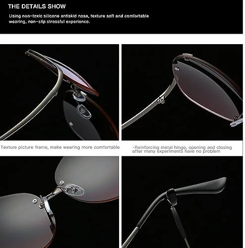 Круглые солнцезащитные очки без оправы с металлическим каркасом для женщин, градиентные линзы, увеличенное зеркало, защита от ультрафиолета UV400 MTZJH, C3
Круглые солнцезащитные очки без оправы с металлическим каркасом для женщин, градиентные линзы, увеличенное зеркало, защита от ультрафиолета UV400 MTZJH, C3