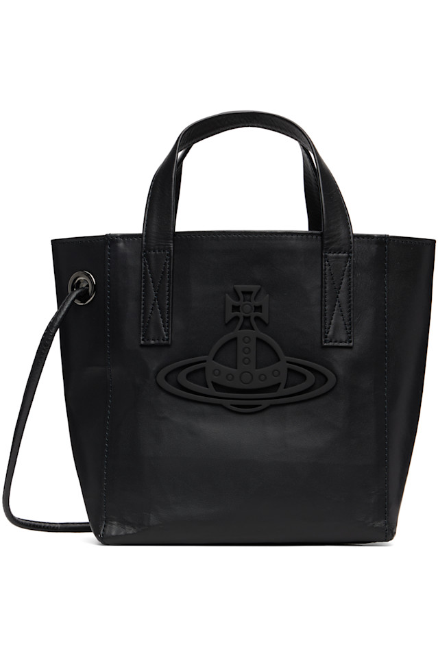 Кожаная сумка-тоут Sarah small Vivienne Westwood, черный
Кожаная сумка-тоут Sarah small Vivienne Westwood, черный